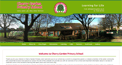 Desktop Screenshot of cherrygardenprimary.co.uk